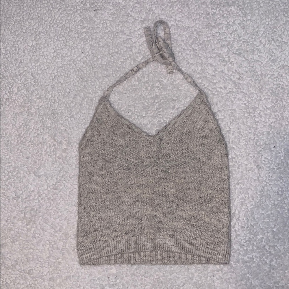 🌺Beige Knit Halter